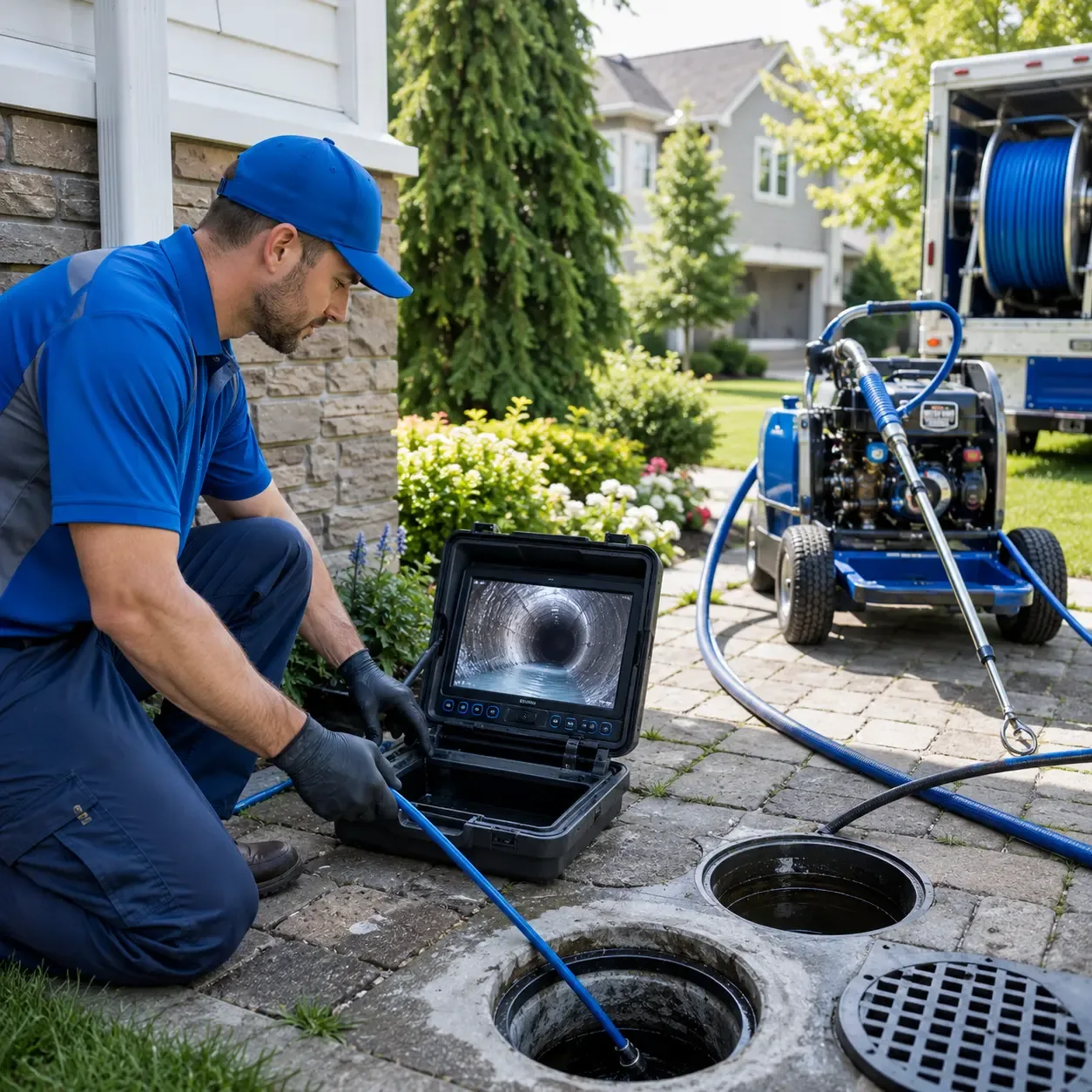 Outdoor drain cleaning professionals serving Kensington, OH