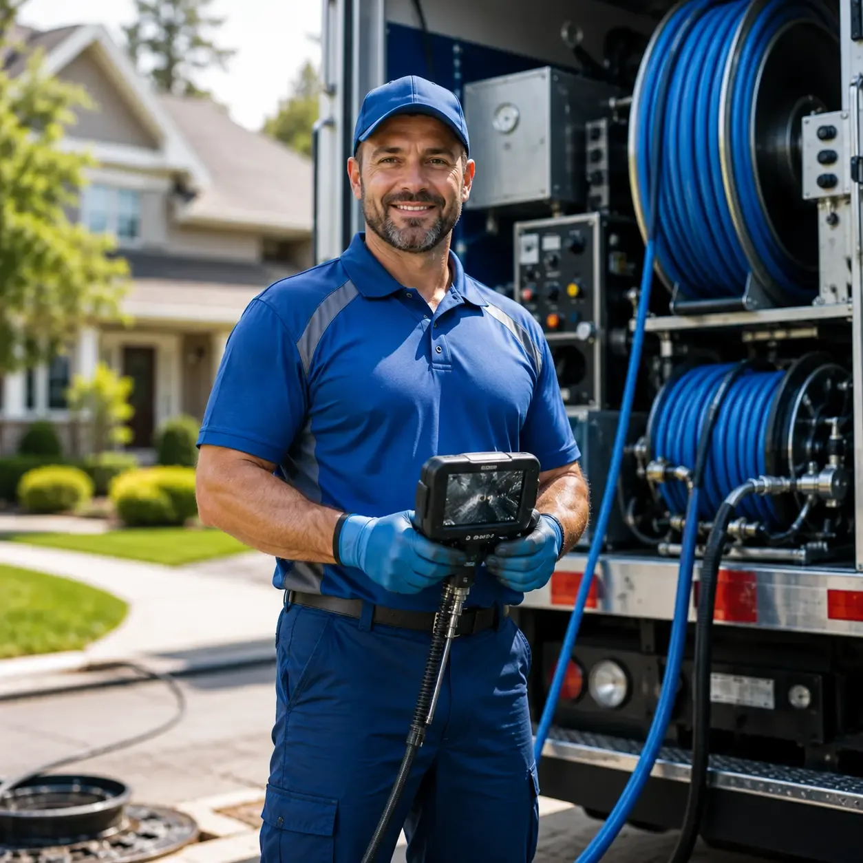 Local outdoor drain cleaning specialists in Kensington, OH
